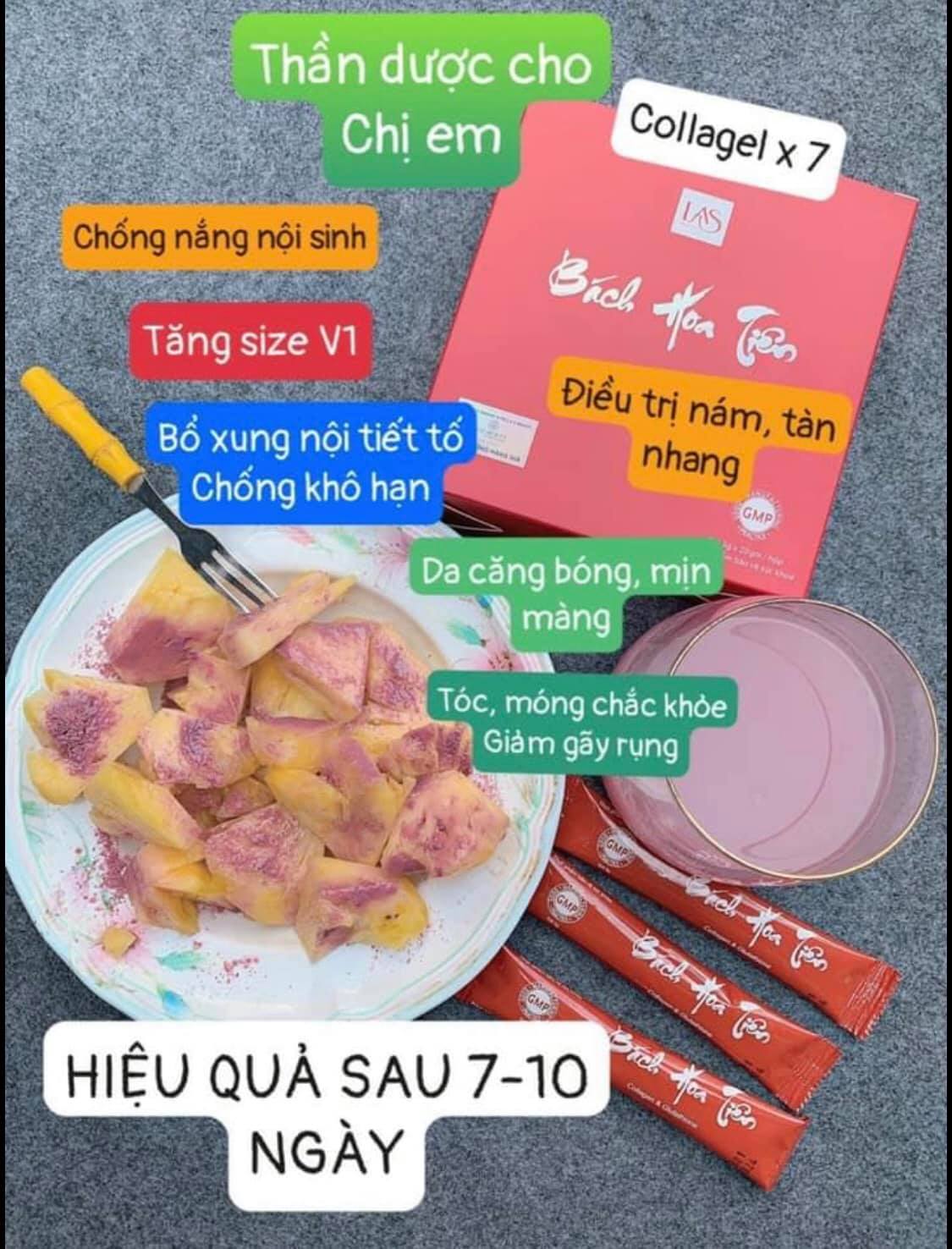 Cốm nội tiết Bách Hoa Tiên Las beauty