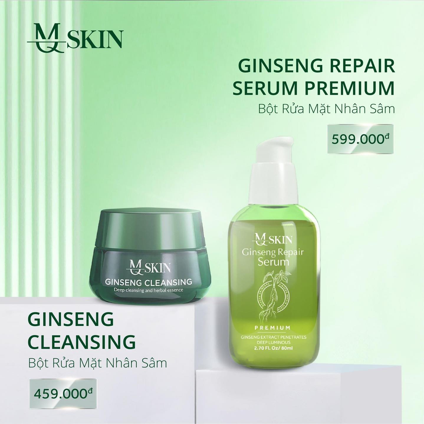 Siêu combo MQ Skin hoàn hảo cho làn da Siêu combo MQ Skin hoàn hảo cho làn da