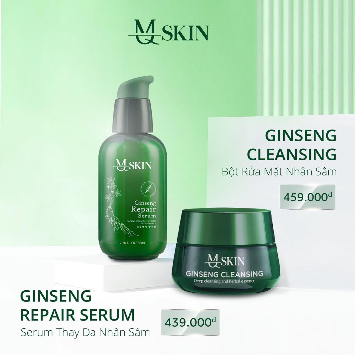 Siêu combo MQ Skin hoàn hảo cho làn da Siêu combo MQ Skin hoàn hảo cho làn da