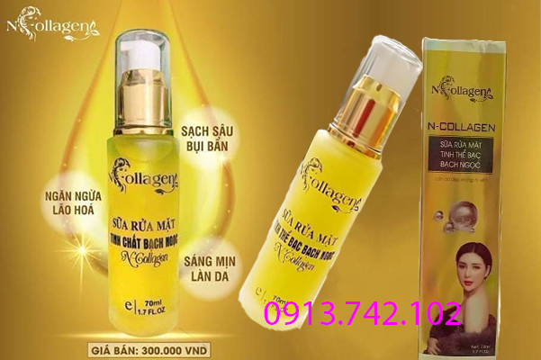 Sữa rửa mặt bạch ngọc ncollagen - thức tỉnh làn da Sữa rửa mặt bạch ngọc ncollagen - thức tỉnh làn da