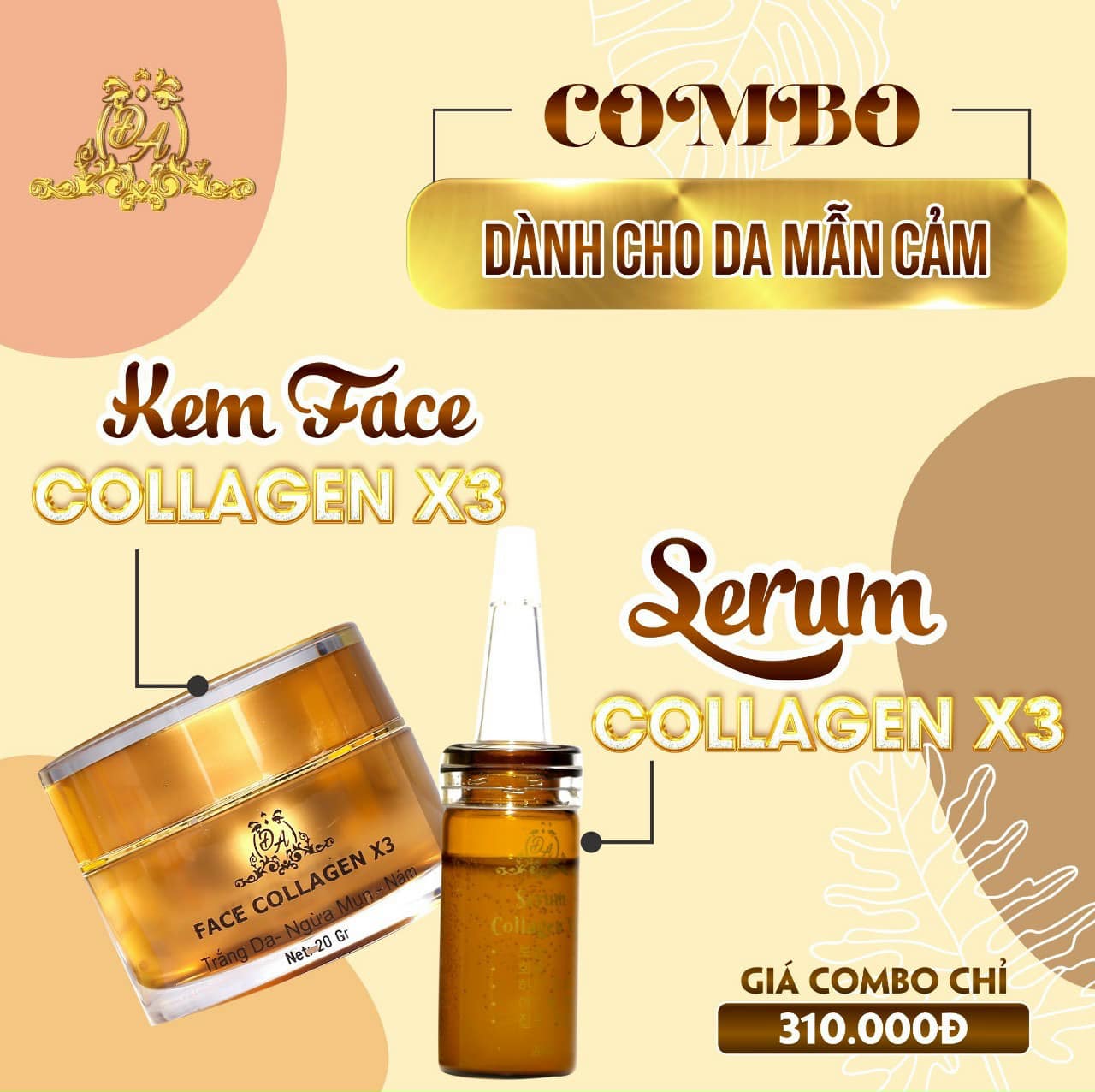 Chất lượng tạo nên thương hiệu bộ đôi siêu phẩm Face và Serum collagen x3