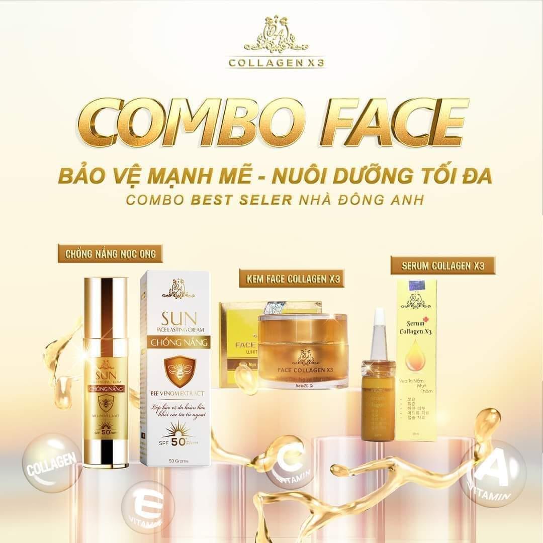 Chăm sóc da mỗi ngày với Collagen x3 Đông Anh