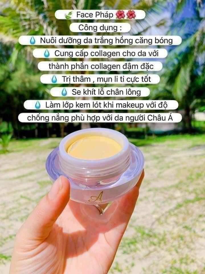 Sử dụng kem face pháp A Cosmetics bí quyết để có làn da bóng mịn