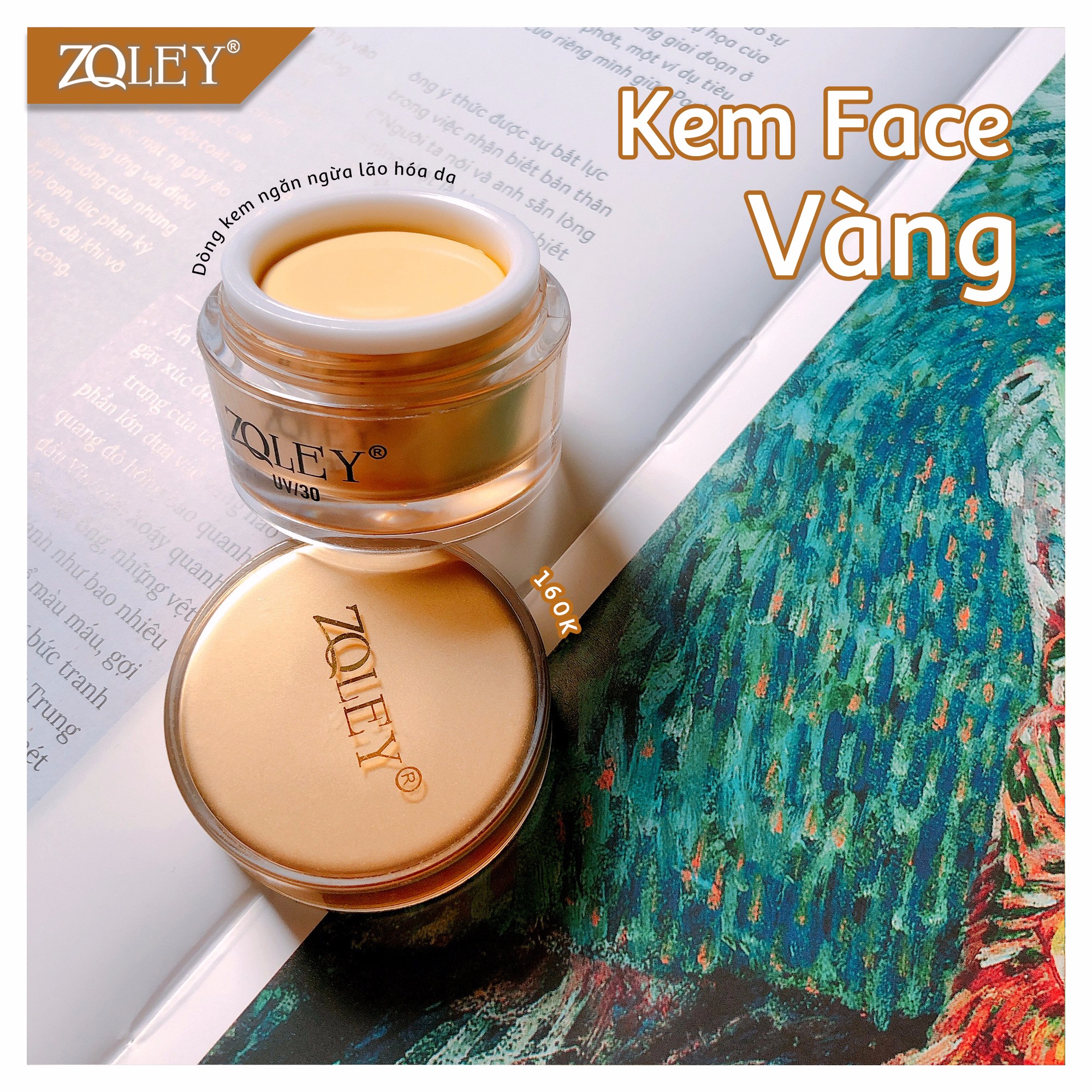 Kem face vàng Zoley KBone tiện lợi, dễ dàng sử dụng