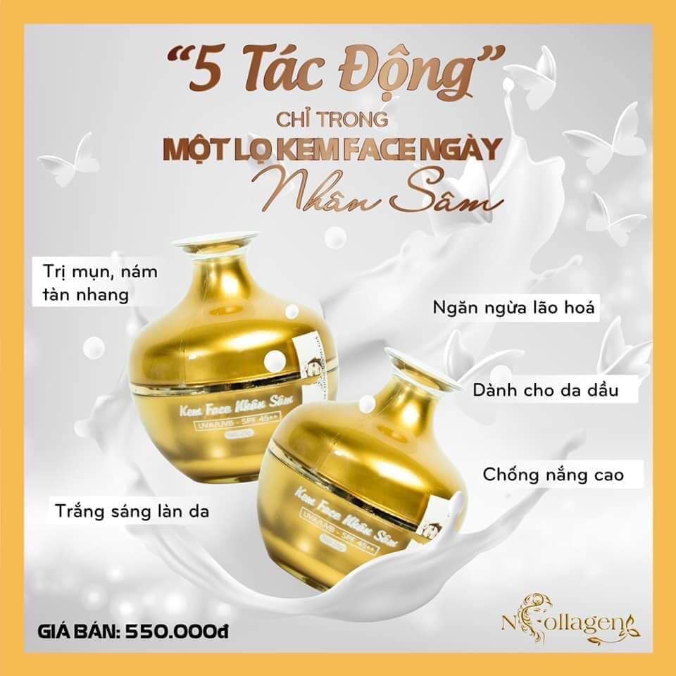 Chinh phục làn da đẹp hoàn mỹ cùng FACE SÂM N COLLAGEN Chinh phục làn da đẹp hoàn mỹ cùng FACE SÂM N COLLAGEN