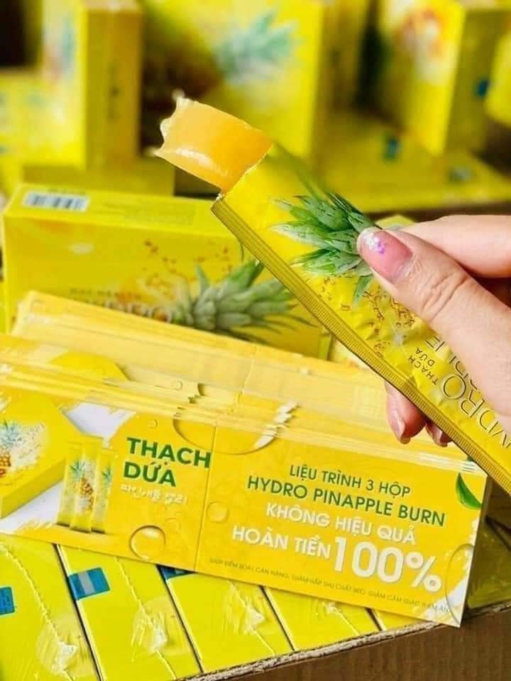 Chỉ 1 gói mỗi ngày sụt kí vèo vèo với thạch dứa Matxi Corp Chỉ 1 gói mỗi ngày sụt kí vèo vèo với thạch dứa Matxi Corp