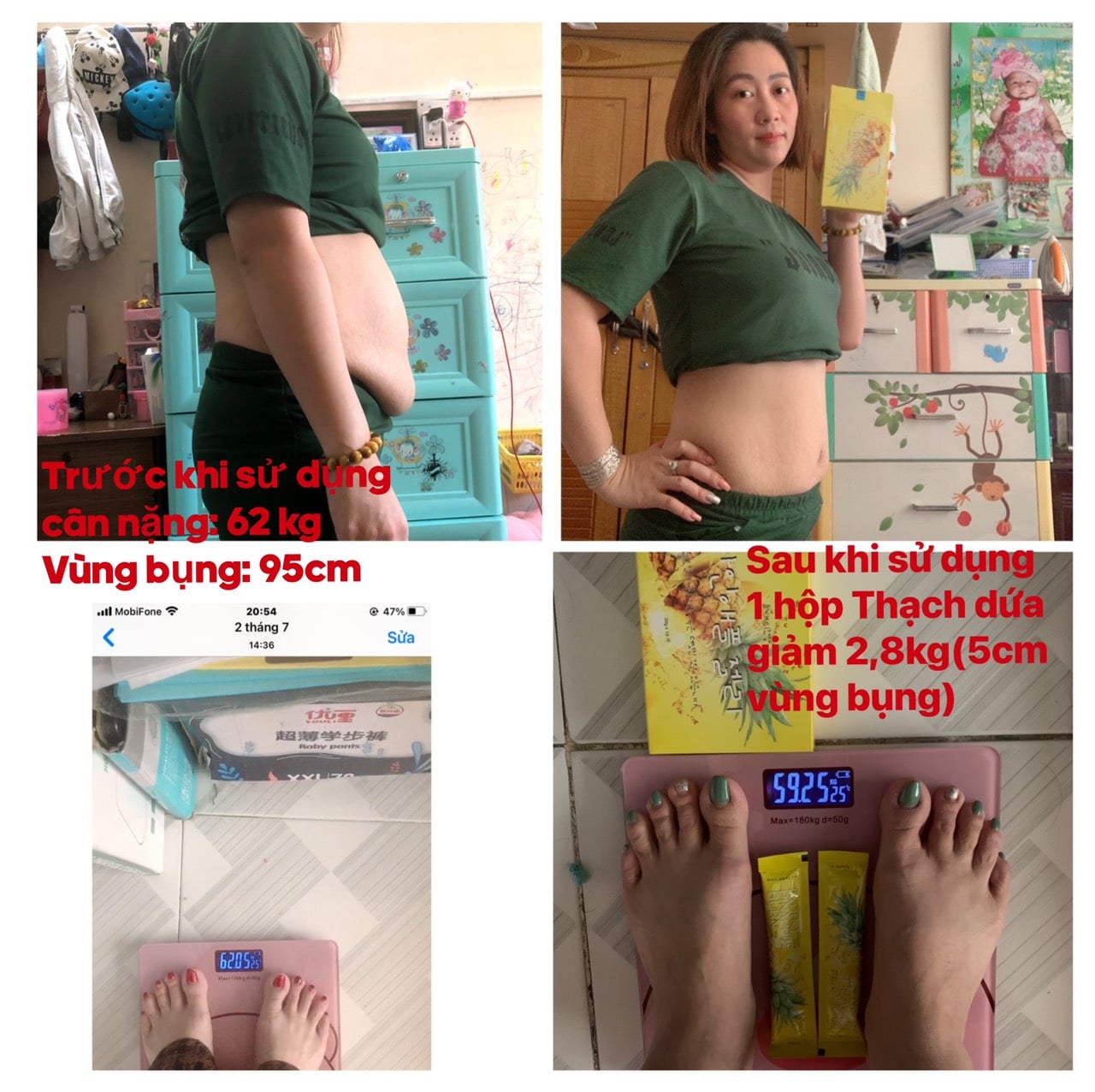 Cơ địa khó giảm, dùng nhiều loại không giảm đã có thạch dứa Matxi Corp Cơ địa khó giảm, dùng nhiều loại không giảm đã có thạch dứa Matxi Corp