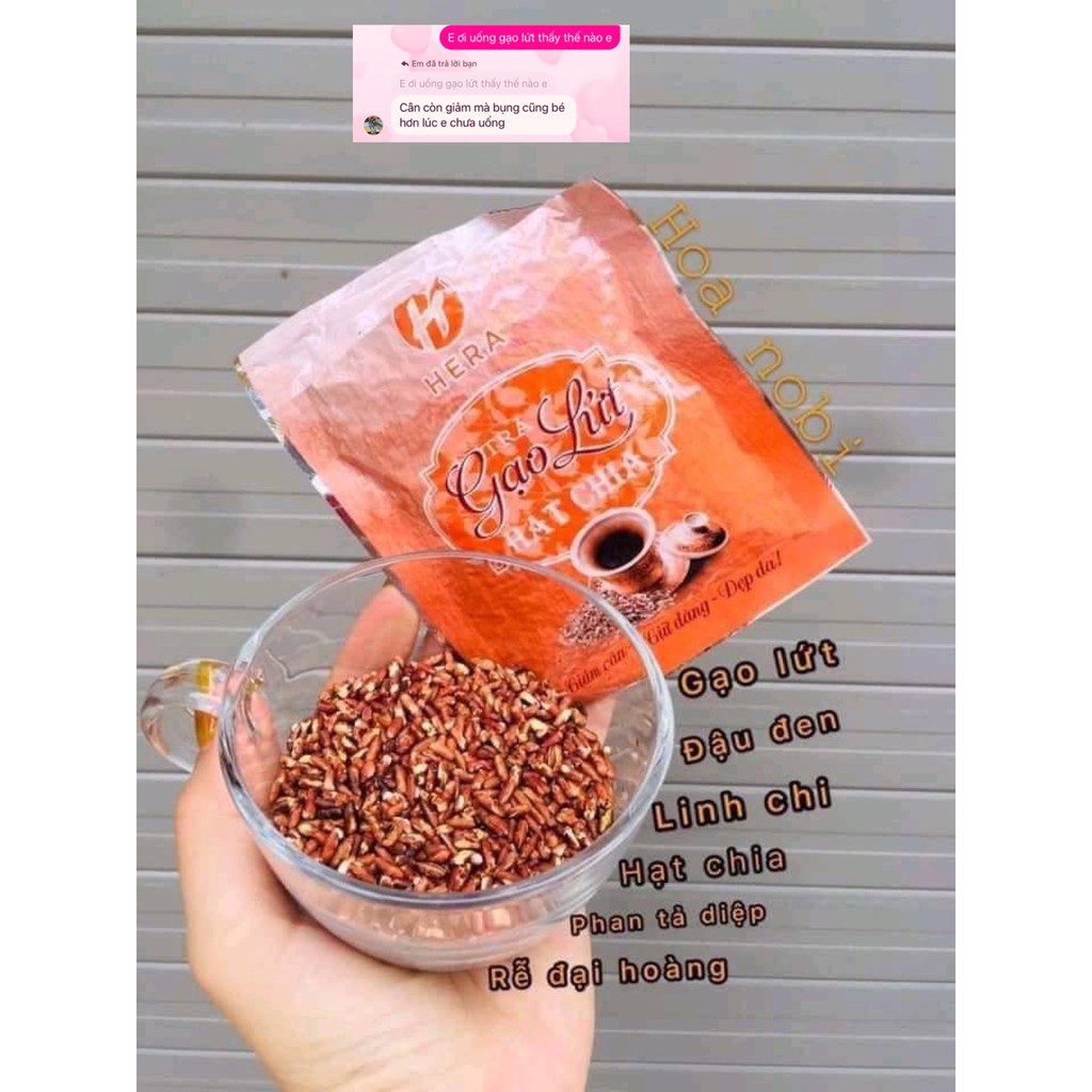 Cố tình nhịn ăn cân không giảm vô tình uống trà gạo lứt Hera Plus giảm 6kg Cố tình nhịn ăn cân không giảm vô tình uống trà gạo lứt Hera Plus giảm 6kg