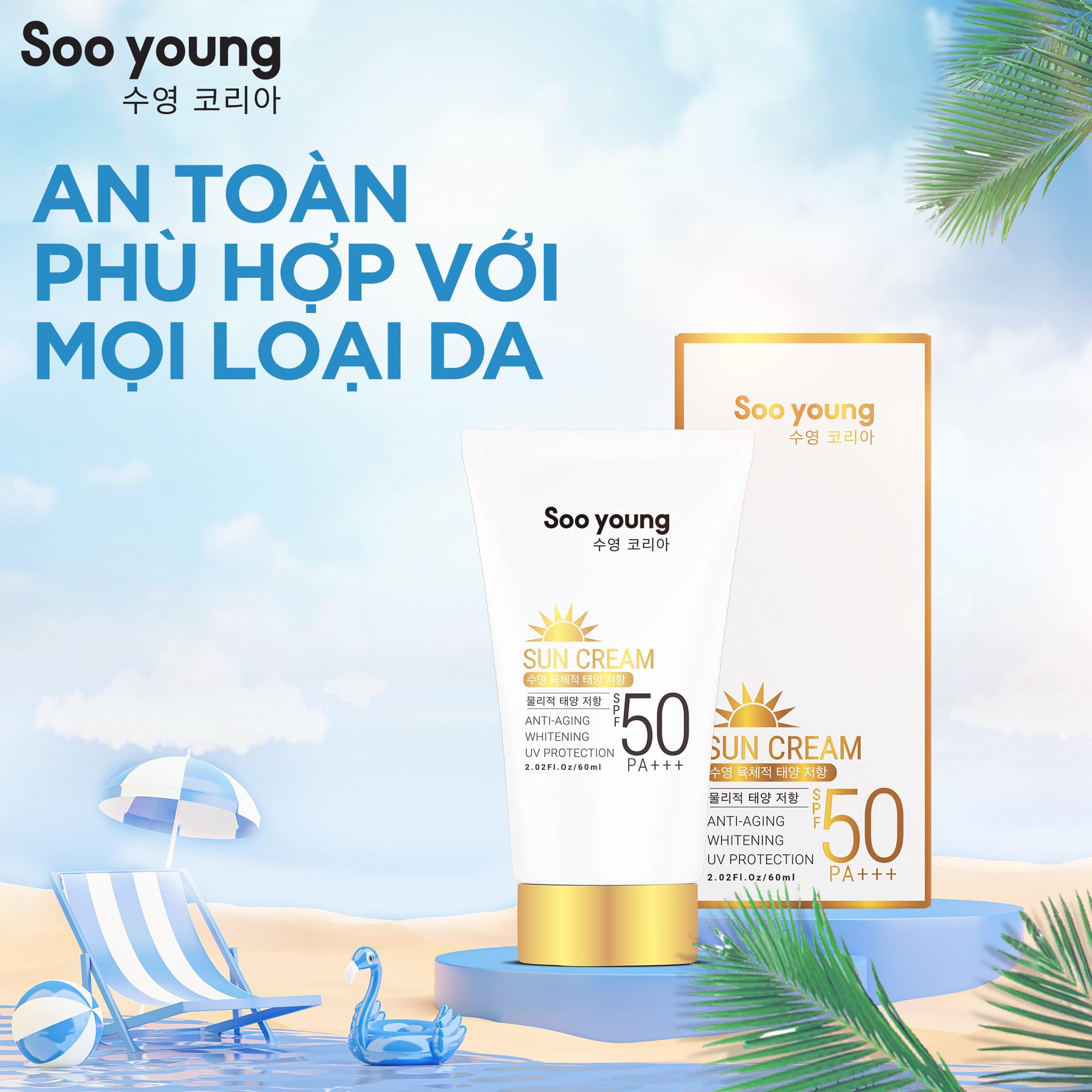 Kháng nắng vật lý Soo Young Kháng nắng vật lý Soo Young