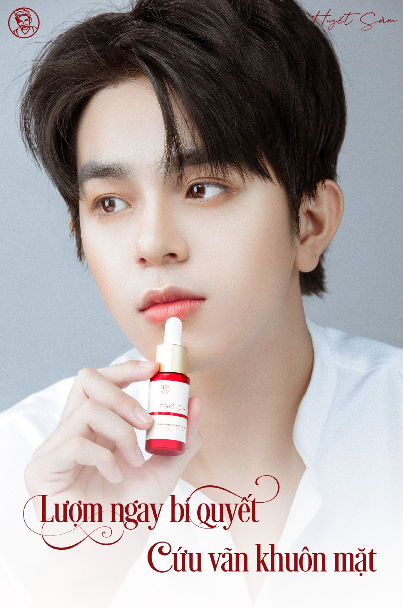 Dừng lại 30s lượm ngay bí quyết cứu vãn khuôn mặt với Serum huyết sâm Plus Bà Lão