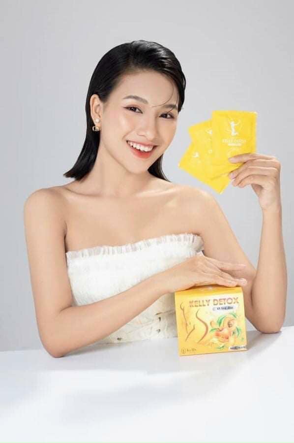 Mới nữa tháng đã hết béo bụng với trà đào Kelly Detox