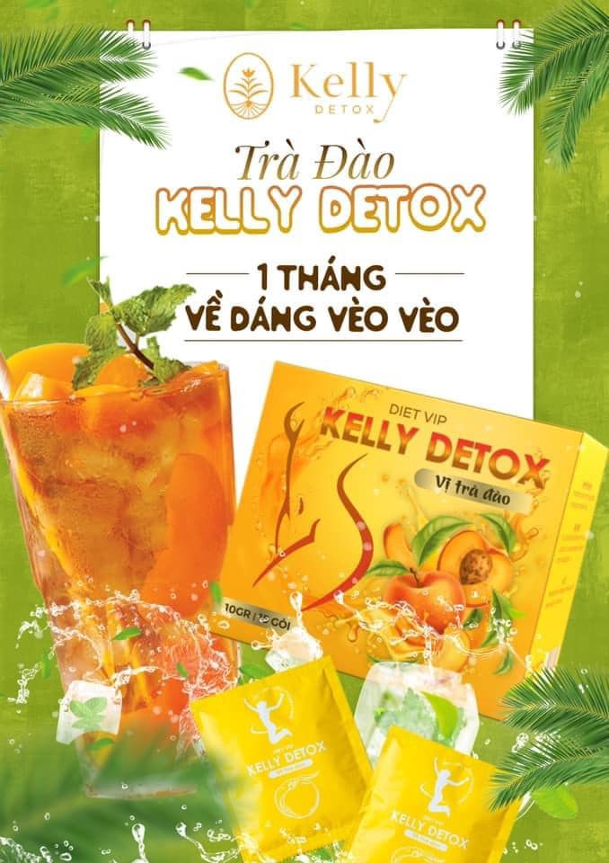 Đánh bay nổi lo về cân nặng với trà đào KELLY DETOX