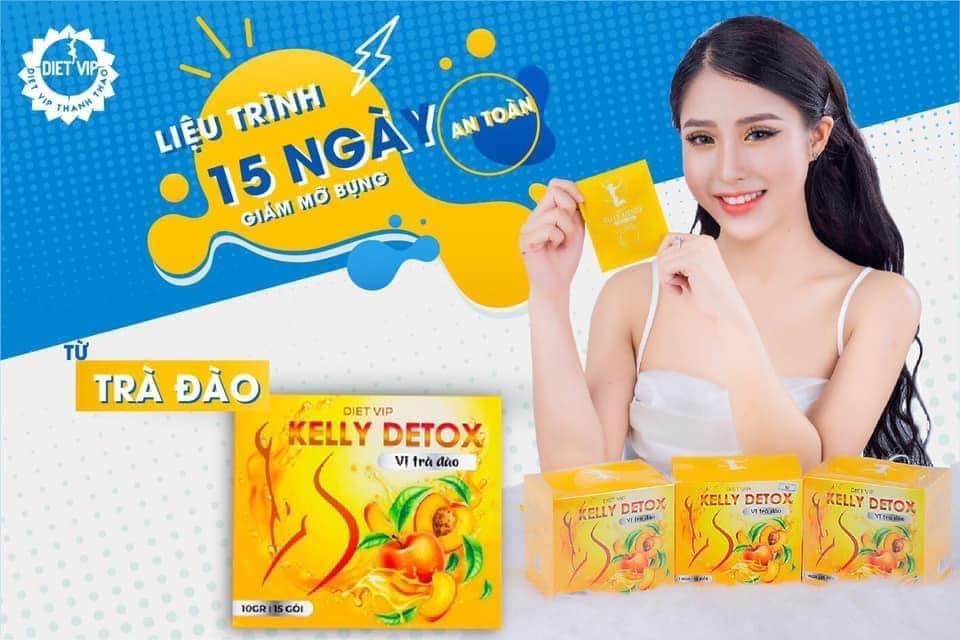 Cơ địa nào khó, để trà đào giảm cân KELLY DETOX lo Cơ địa nào khó, để trà đào giảm cân KELLY DETOX lo