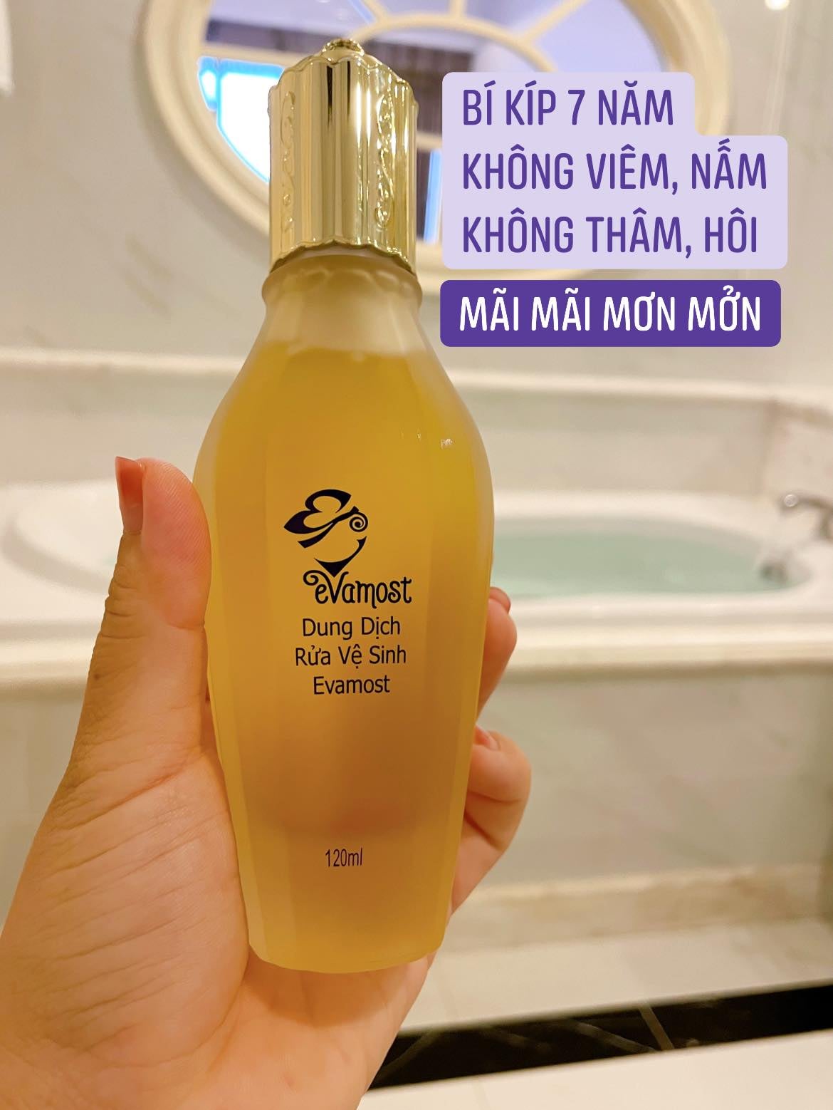 Dung dịch Evamost lấy lại thanh xuân cô bé hồng thơm khít