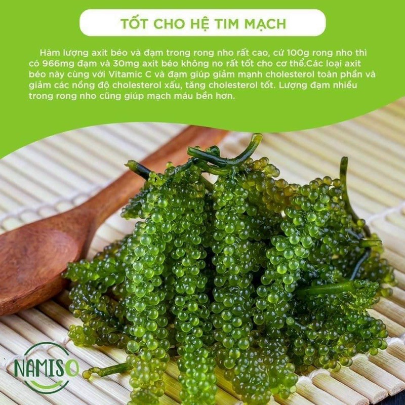 Bổ sung năng lượng mùa hè cùng rong nho NAMISO Bổ sung năng lượng mùa hè cùng rong nho NAMISO