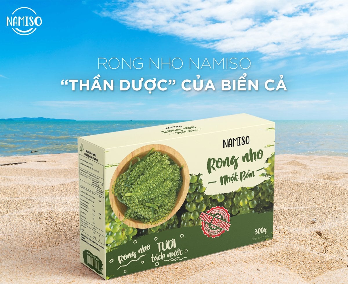 Rong nho NAMISO tròn tròn dai ngon từng sợi