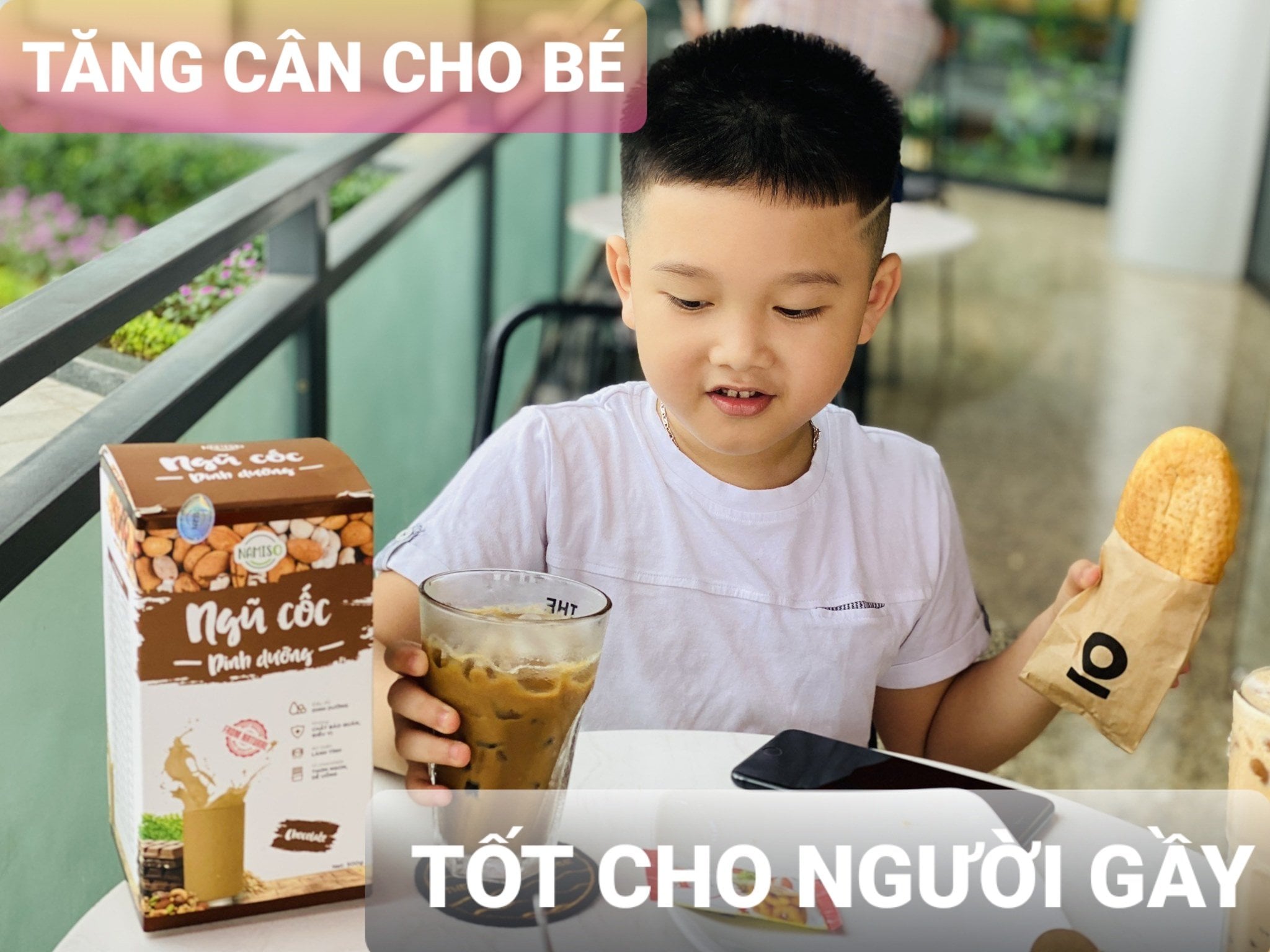 Ngũ cốc dinh dưỡng NAMISO - tăng cân cho bé, tốt cho người gầy