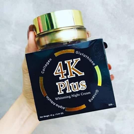 Kem 4k Plus Whitening Night Cream làm trẻ hóa làn da Kem 4k Plus Whitening Night Cream làm trẻ hóa làn da