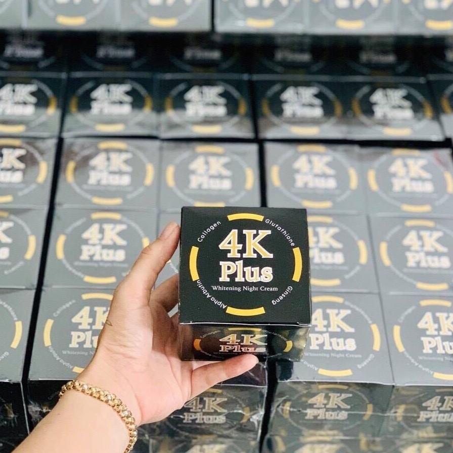 Dưỡng trắng da không khó với kem 4k Plus Whitening Night Creams Dưỡng trắng da không khó với kem 4k Plus Whitening Night Creams
