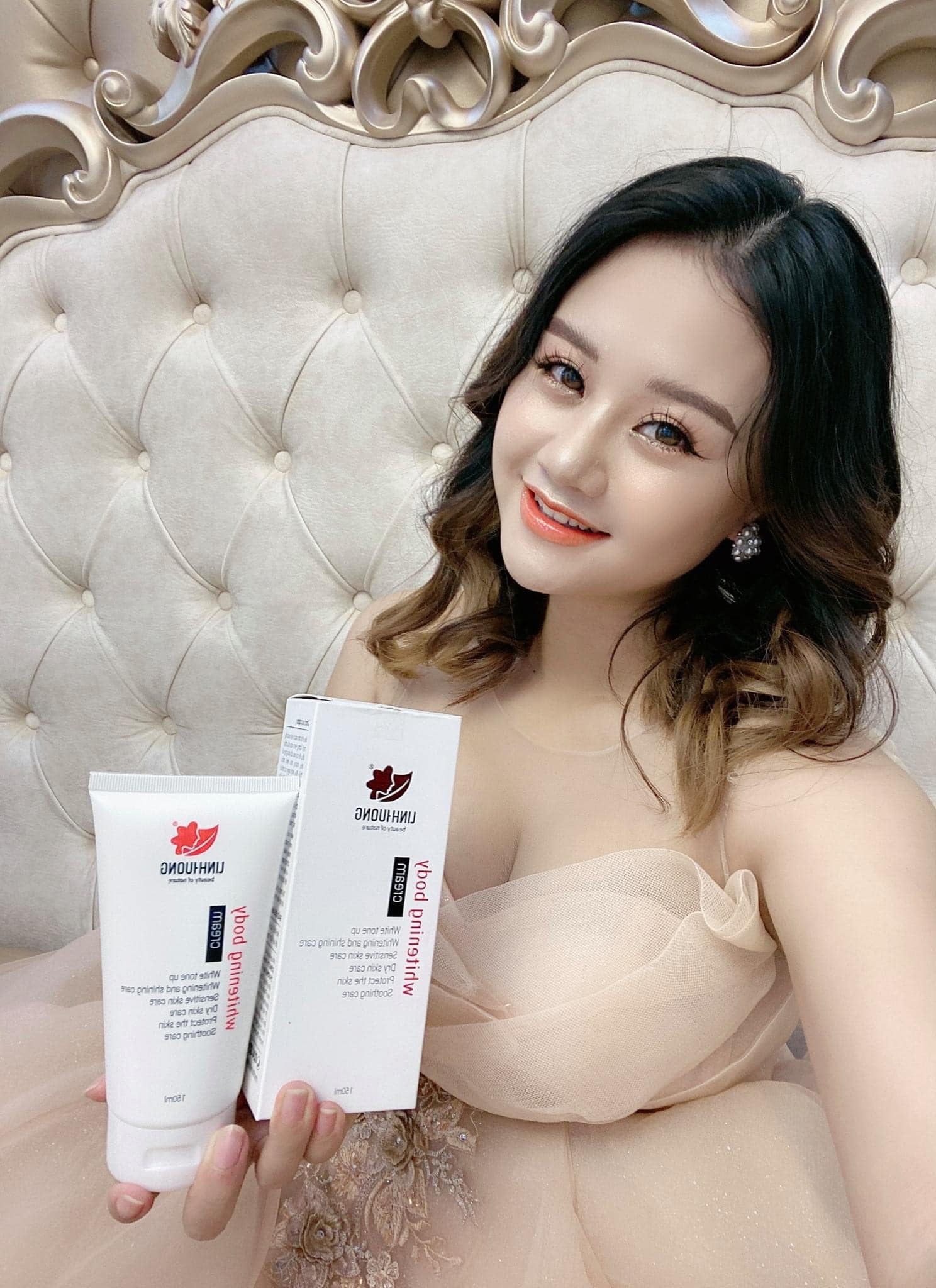 Dùng bao nhiêu cách cũng không trắng thì sử dụng ngay Whitening Body Cream Linh Hương nhé