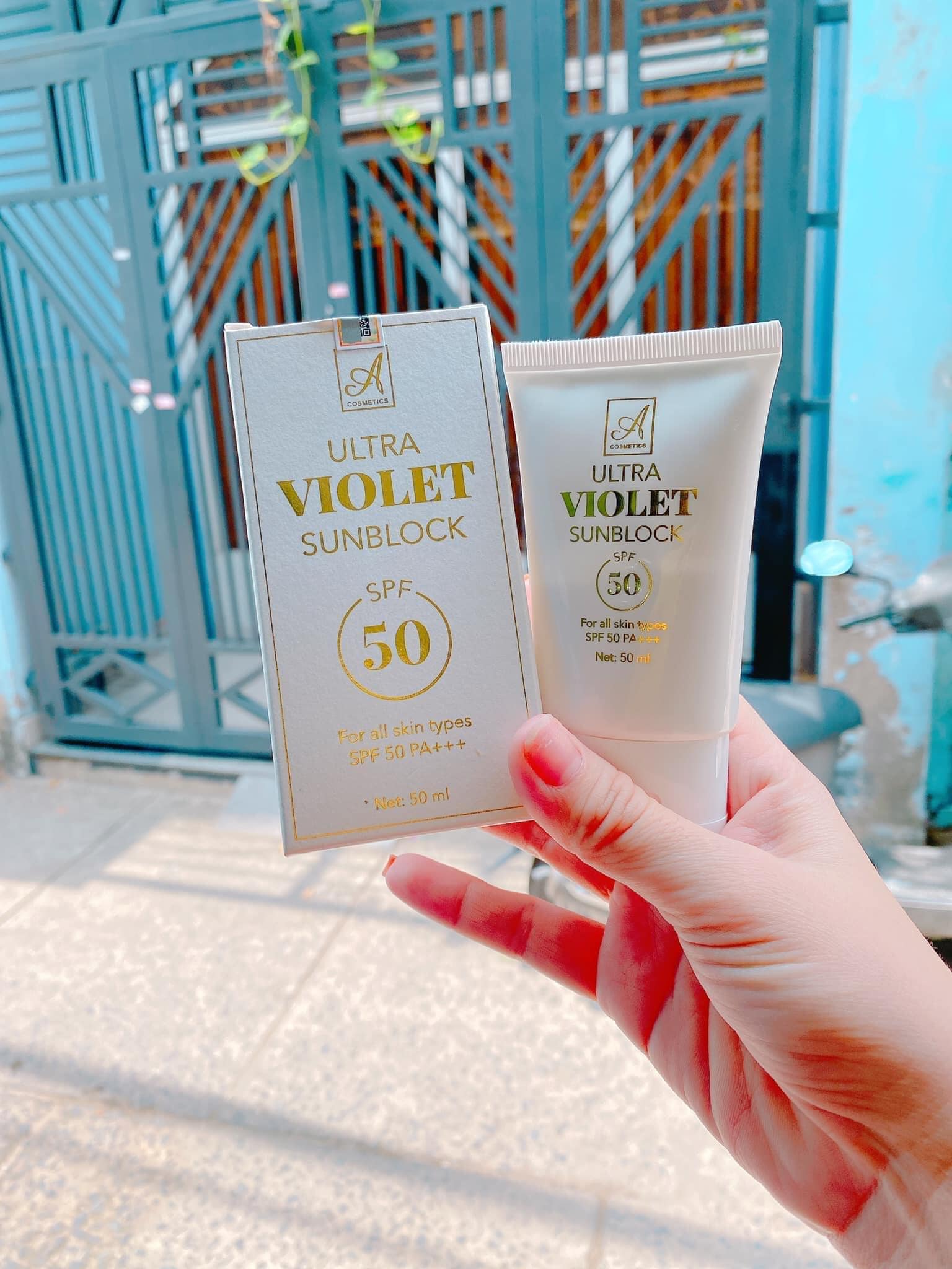 Sản phẩm không thể thiếu hằng ngày của các nàng là đây !! chống nắng Violet Sunblock A COSMETICS Sản phẩm không thể thiếu hằng ngày của các nàng là đây !! chống nắng Violet Sunblock A COSMETICS