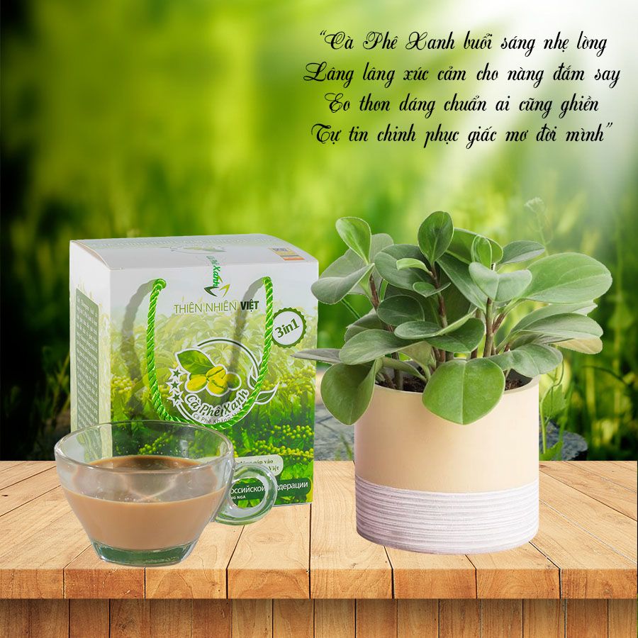 Hãy tận hưởng Cà Phê Xanh mỗi buổi sáng!
