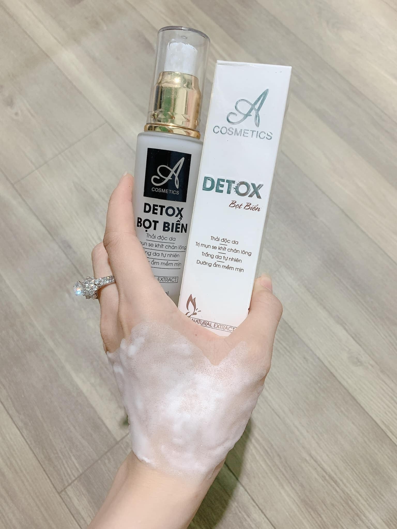 Đệ nhất về thải độc tố giúp da sạch sâu detox bọt biển A COSMETIC PHƯƠNG ANH