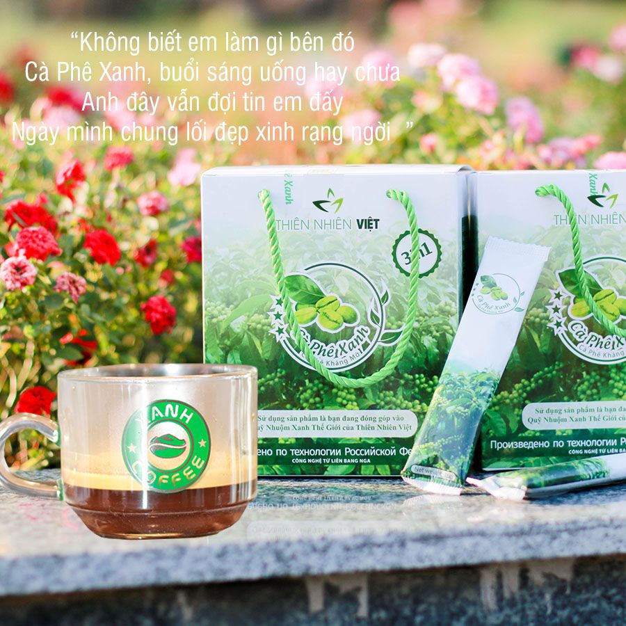 Buổi sáng thêm cà phê Xanh, tinh thần sảng khoái - dáng đẹp miễn chê!