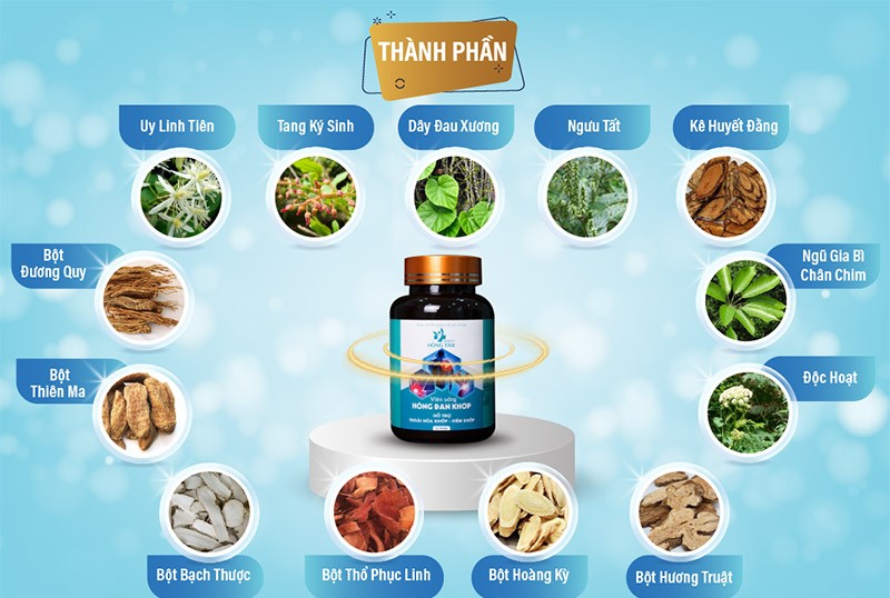 Hồng Đan Khớp siêu phẩm vàng trong làng xương khớp Hồng Đan Khớp siêu phẩm vàng trong làng xương khớp