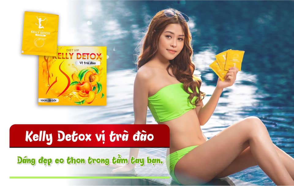 Dáng đẹp hơn mỗi ngày cùng giảm cân trà đào KELLY DETOX