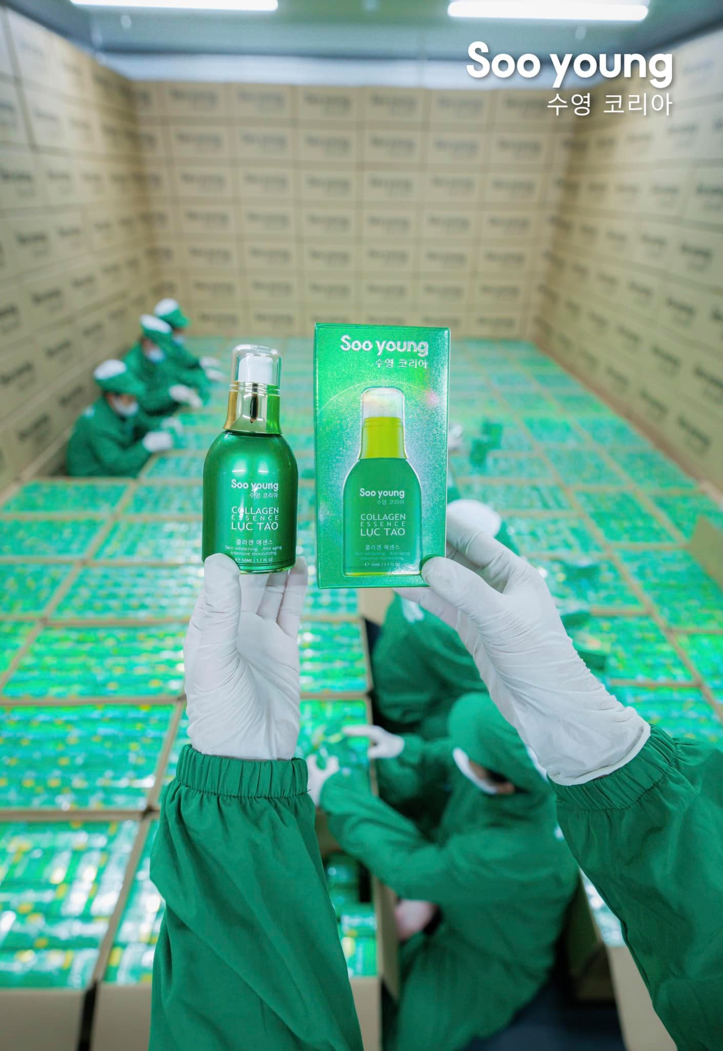 Tinh chất Collagen Lục tảo Soo Young Chính hãng Tinh chất Collagen Lục tảo Soo Young Chính hãng