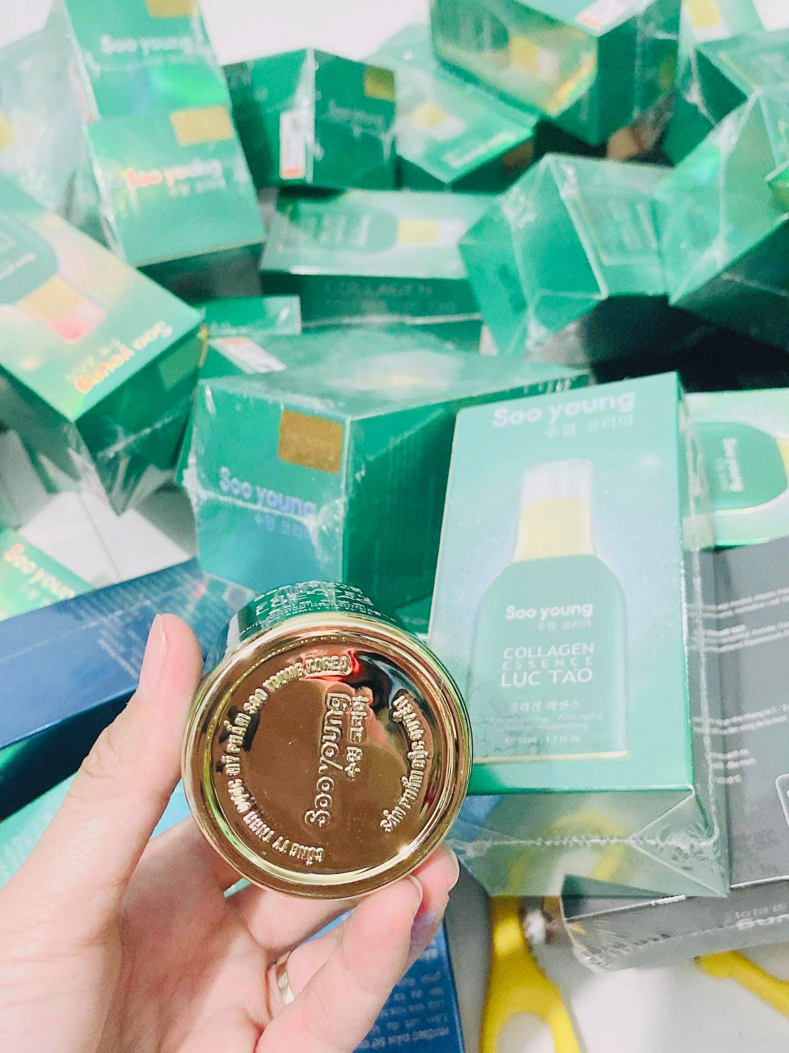 Tinh chất Collagen Lục tảo Soo Young Chính hãng Tinh chất Collagen Lục tảo Soo Young Chính hãng