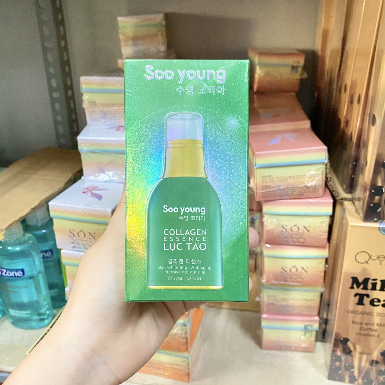 Tinh chất Collagen Lục tảo Soo Young Chính hãng Tinh chất Collagen Lục tảo Soo Young Chính hãng