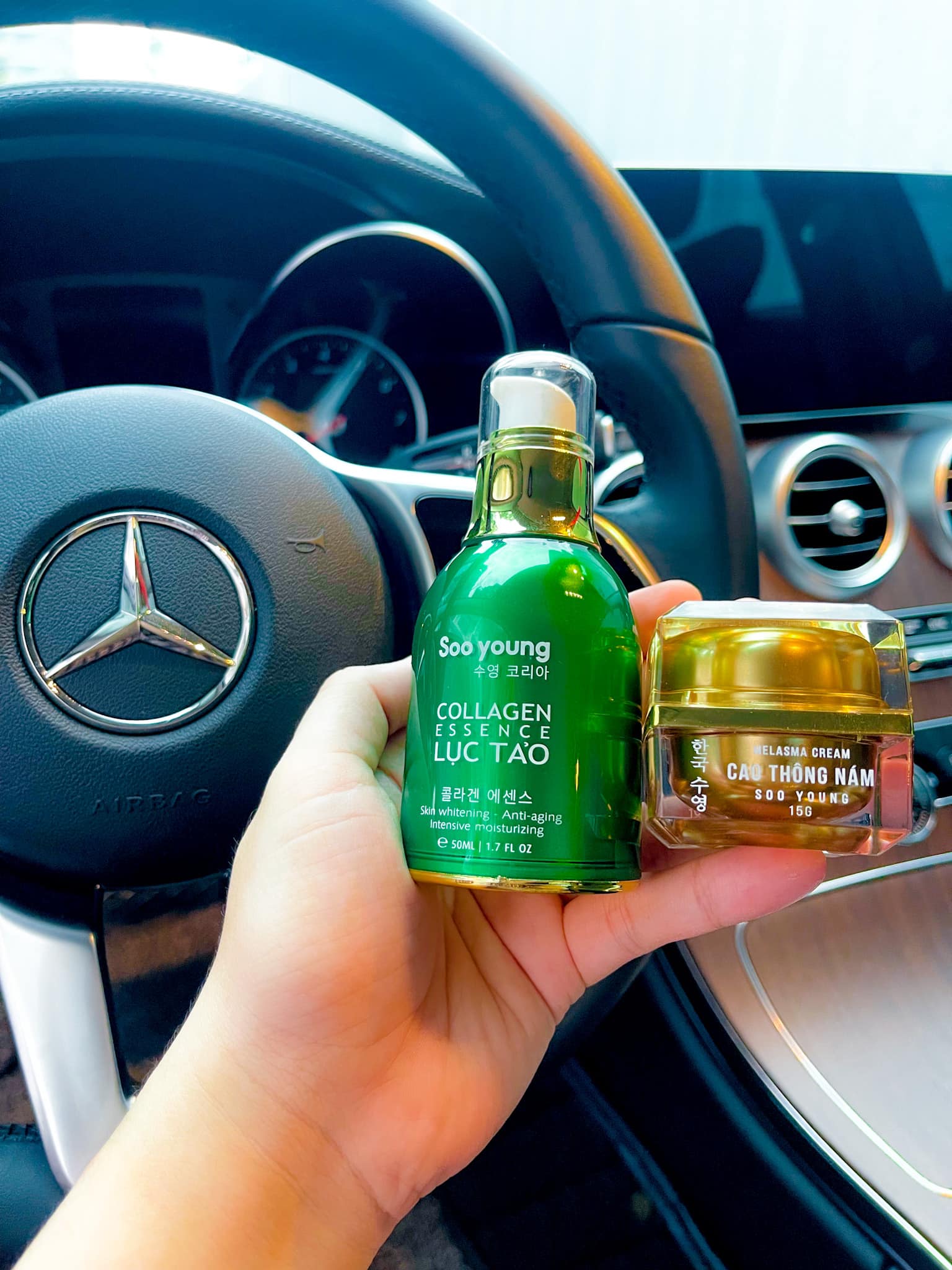 Combo giúp da mặt căng bóng da Soo Young Combo giúp da mặt căng bóng da Soo Young