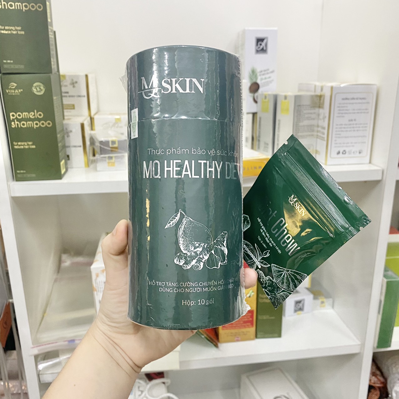 Thạch giảm cân chanh gừng MQ Healthy Diet chính hãng Thạch giảm cân chanh gừng MQ Healthy Diet chính hãng