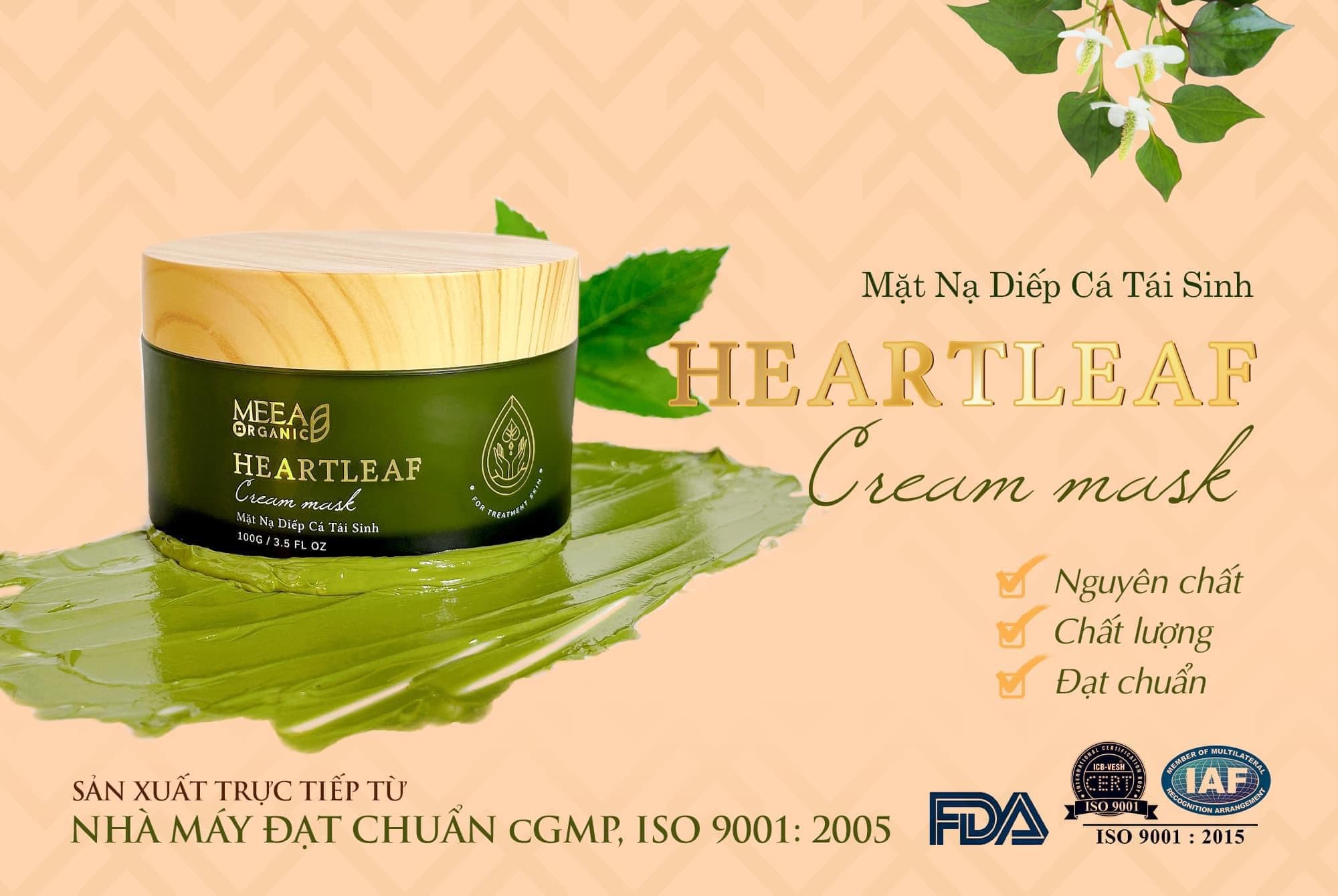 Mask Diếp Cá Tái Sinh MeeA Organic chính hãng Mask Diếp Cá Tái Sinh MeeA Organic chính hãng