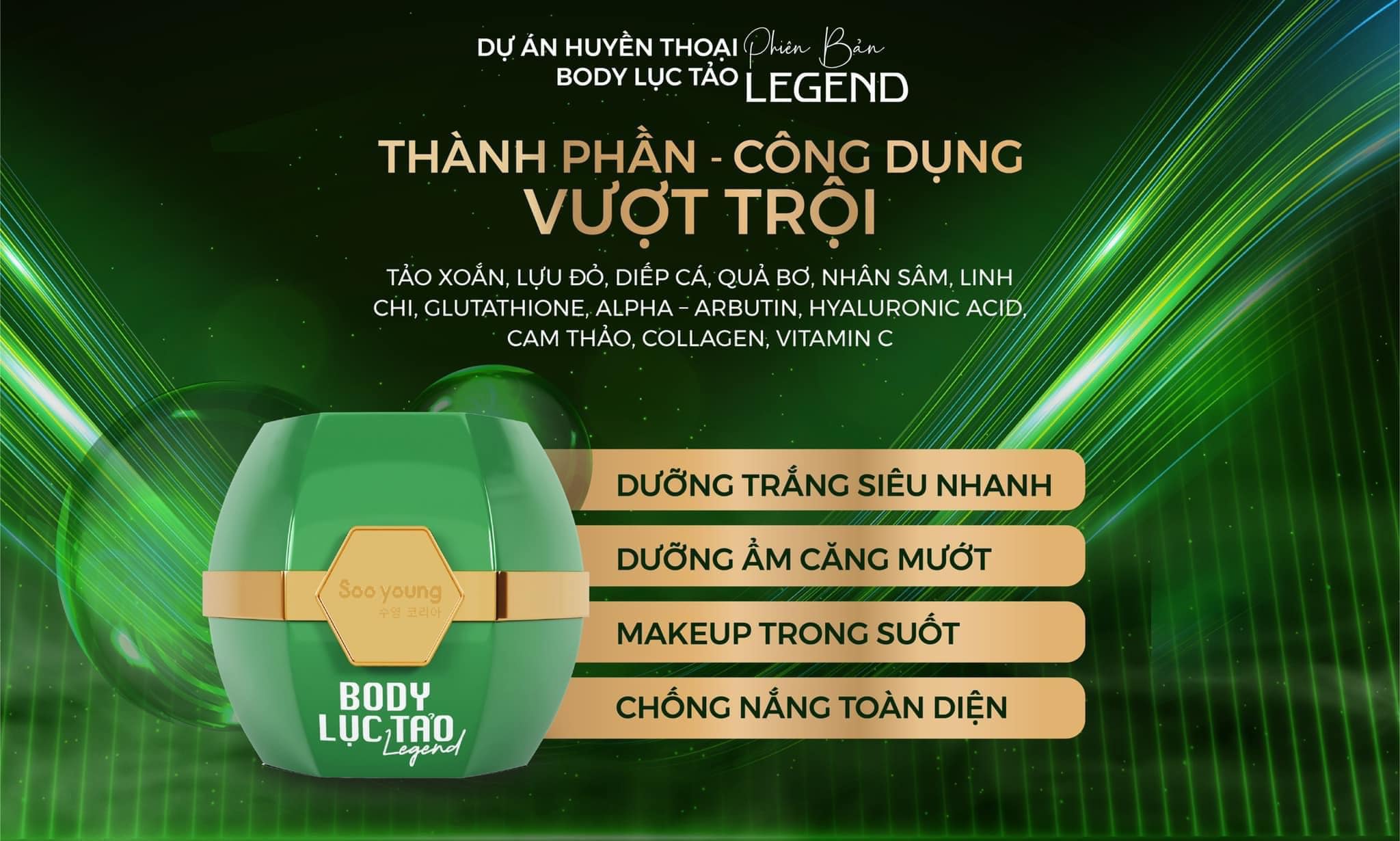 Body Lục Tảo Legend Soo Young 2022 Body Lục Tảo Legend Soo Young 2022