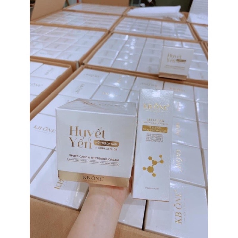 Combo Kem Face Huyết Yến Giảm Nám KB One Combo Kem Face Huyết Yến Giảm Nám KB One