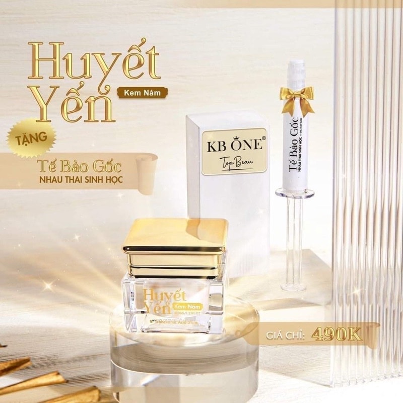 Combo Kem Face Huyết Yến Giảm Nám KB One Combo Kem Face Huyết Yến Giảm Nám KB One