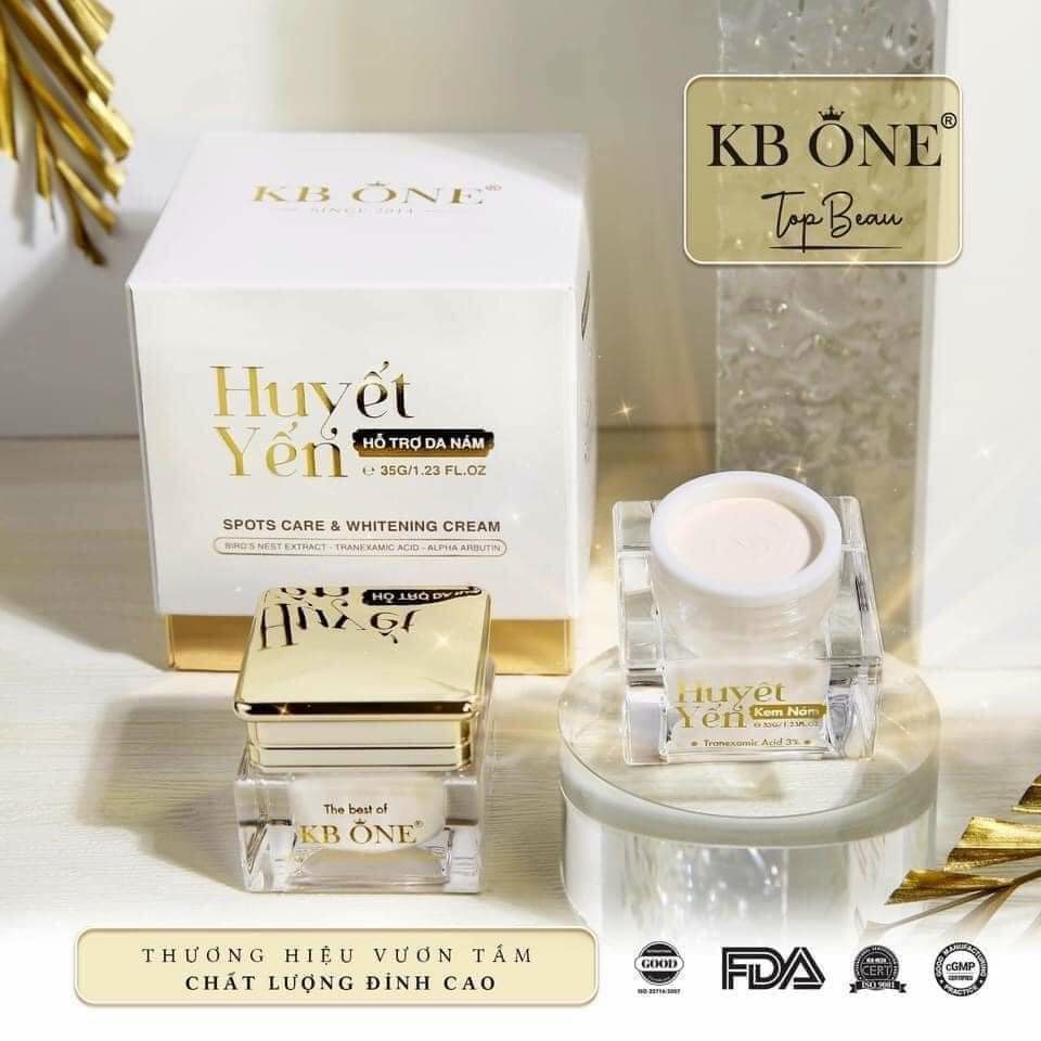 Combo Kem Face Huyết Yến Giảm Nám KB One Combo Kem Face Huyết Yến Giảm Nám KB One