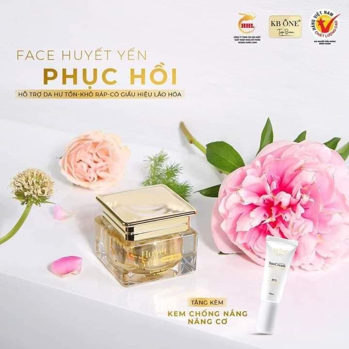 Kem Face Huyết Yến Phục Hồi Da Siêu Đỉnh Từ Nhà Kb One Kem Face Huyết Yến Phục Hồi Da Siêu Đỉnh Từ Nhà Kb One