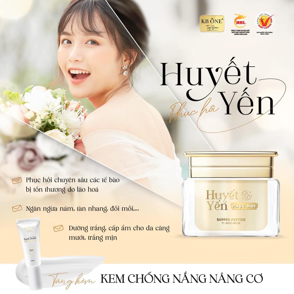 Kem Face Huyết Yến Phục Hồi Da Siêu Đỉnh Từ Nhà Kb One Kem Face Huyết Yến Phục Hồi Da Siêu Đỉnh Từ Nhà Kb One
