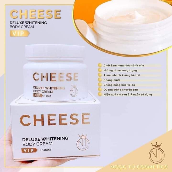 Dùng kem body Cheese nhà NT Cosmetics bí quyết da xinh xứng đáng có 10 người yêu