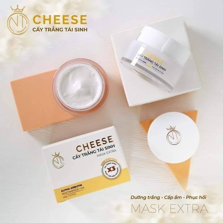 Mặt nạ cấy trắng tái sinh Cheese bảo bối cho làn da trắng sáng căng mịn như bé