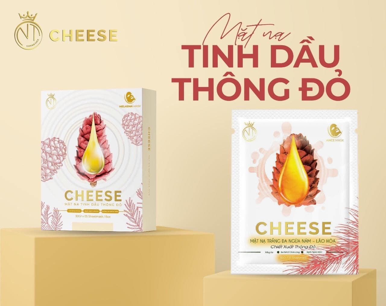 Mask tinh dầu thông đỏ của Cheese sản phẩm cho chị em nghiện đắp mask hằng ngày Mask tinh dầu thông đỏ của Cheese sản phẩm cho chị em nghiện đắp mask hằng ngày