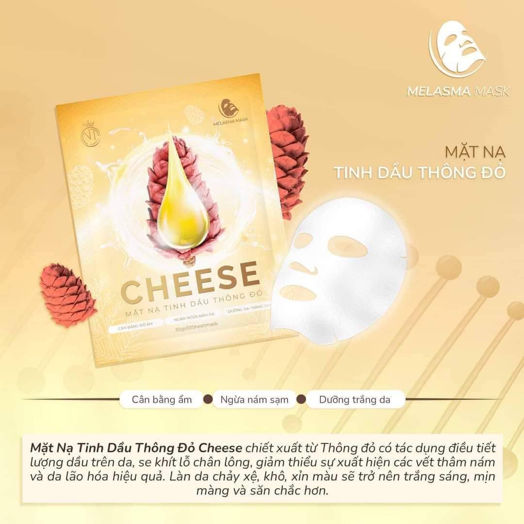 Mask tinh dầu thông đỏ của Cheese sản phẩm cho chị em nghiện đắp mask hằng ngày