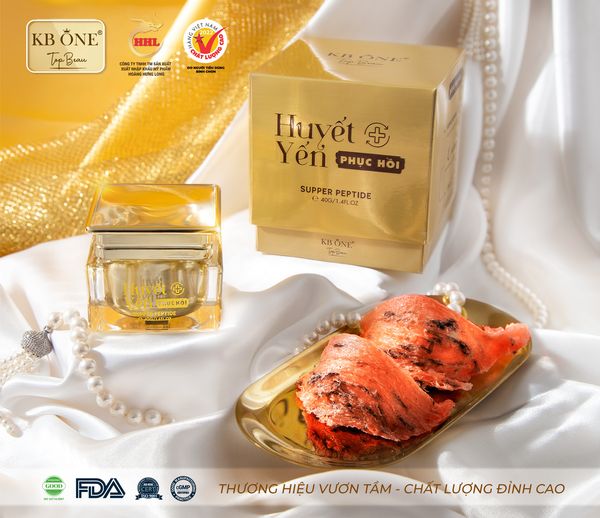 Điều trị phục hồi da mỏng yếu, da sau peel , da nổi chỉ đỏ sau 4 tuần với kem dưỡng huyết yến phục hồi KBONE