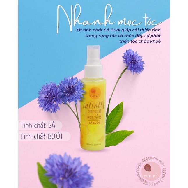 Tóc rụng và mỏng yên tâm đã có xịt bưởi kích mọc tóc Tuệ Vi INFINITY Tóc rụng và mỏng yên tâm đã có xịt bưởi kích mọc tóc Tuệ Vi INFINITY