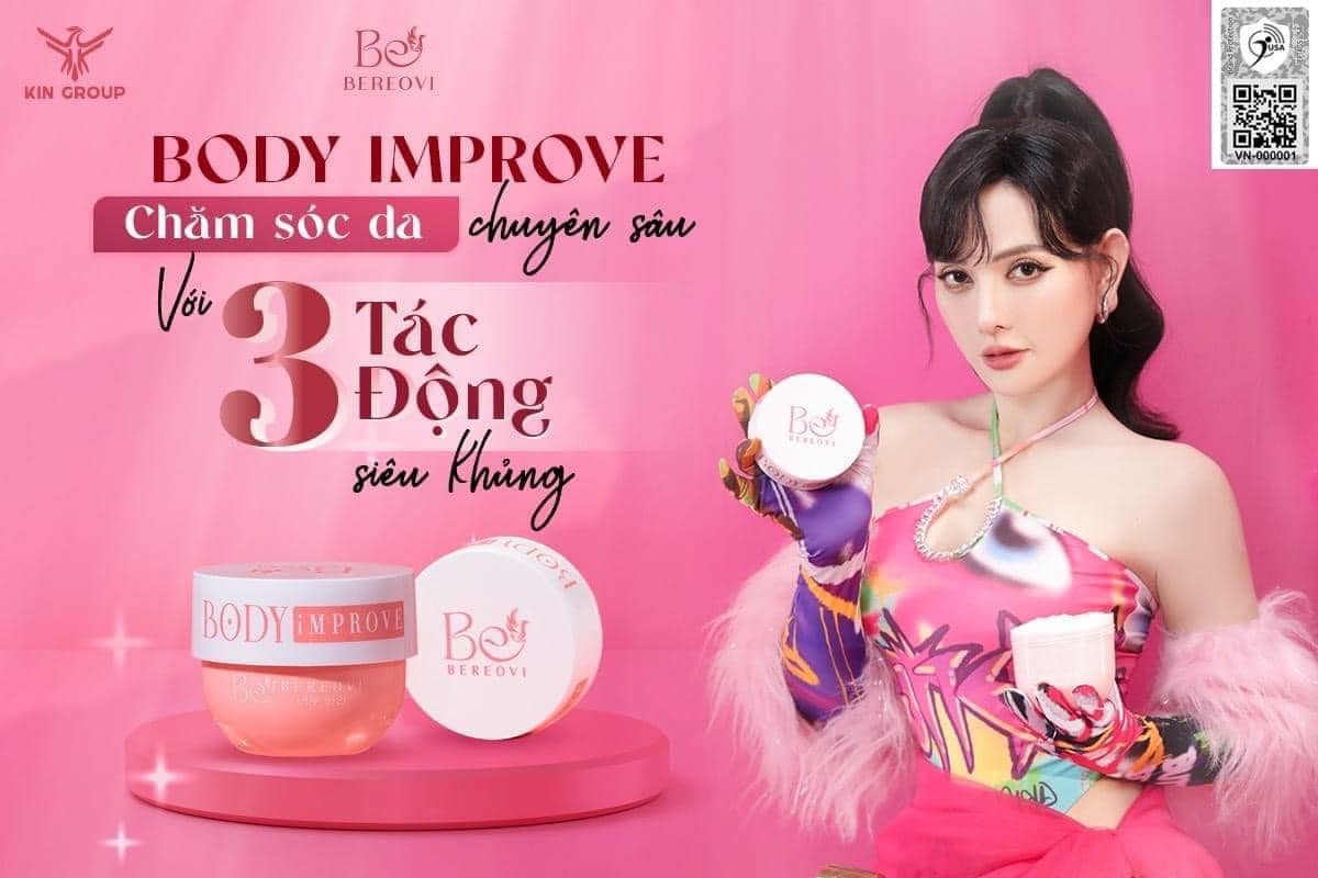 Da trắng không lo lắng - Body Improve 3 tác động siêu khủng