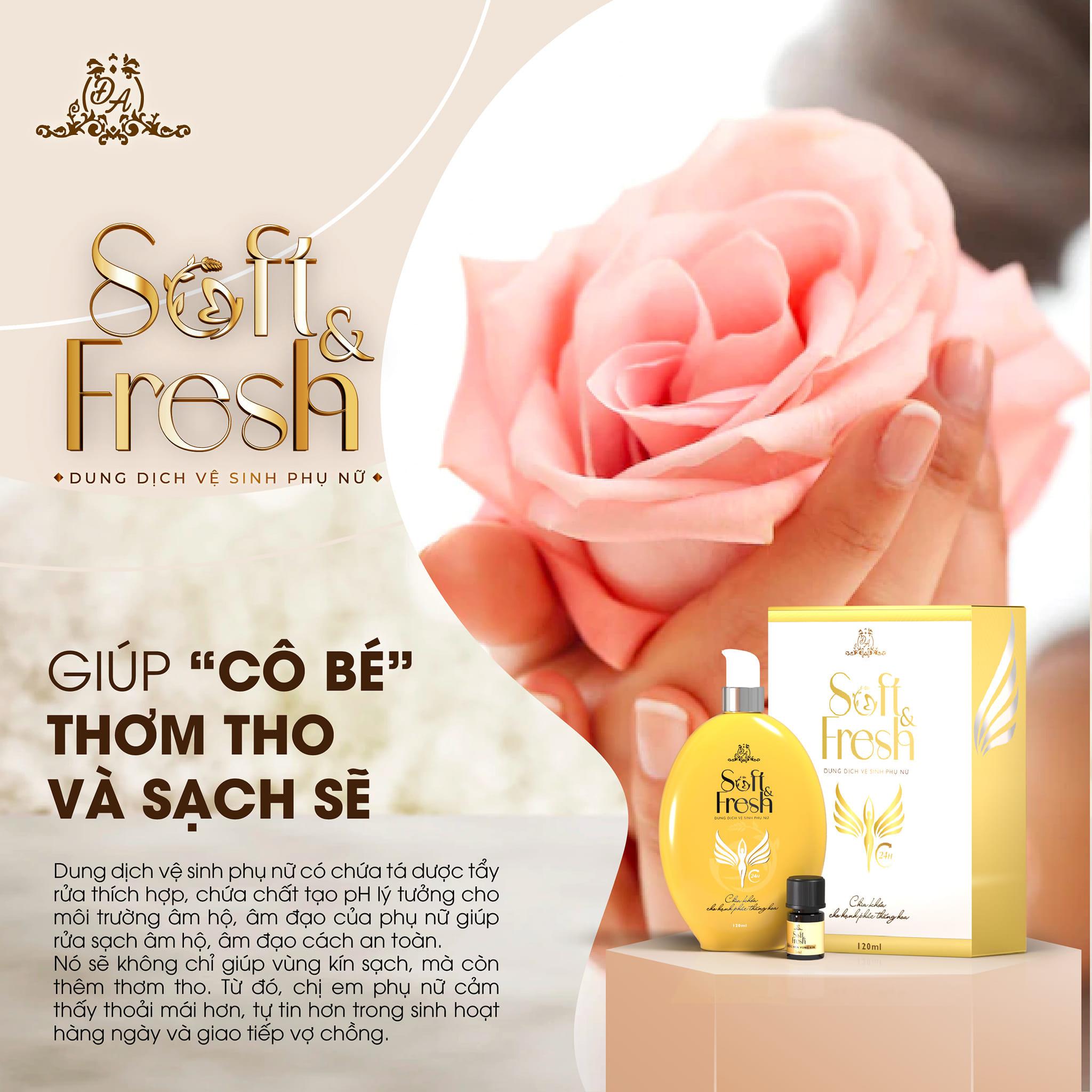 Dung dịch vệ sinh phụ nữ Collagen X3 Soft Fresh Mỹ Phẩm Đông Anh Dung dịch vệ sinh phụ nữ Collagen X3 Soft Fresh Mỹ Phẩm Đông Anh